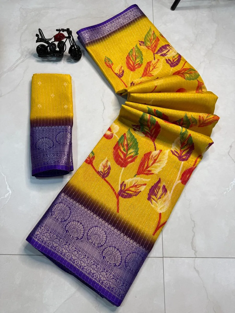 Rekko Silk Saree with Blouse – Elegant & Lightweight